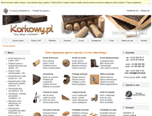 Tablet Screenshot of korkowy.pl